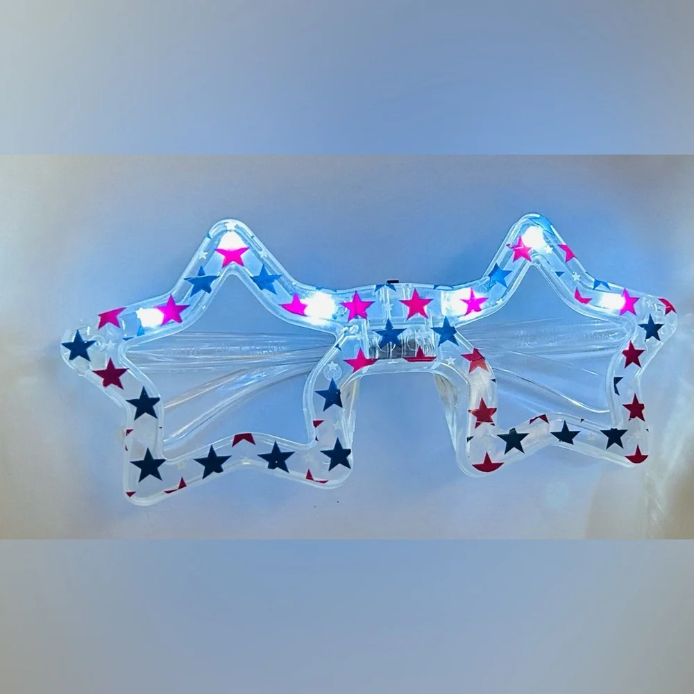 New Patriotic Star Shaped Sunglasses Boys Girls Unisex